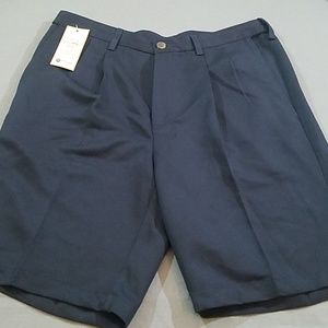 Haggar Cool 18 Shorts Gab NWT 34W Navy